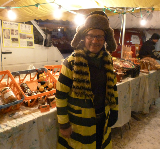 Honey stall, Val Thorens market