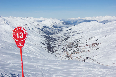 Boismint sector of the Val Thorens ski area