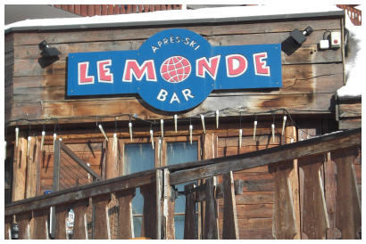 Le Monde bar, Val Thorens