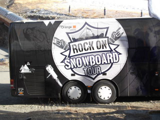 Val Thorens events, December 2012, Rock On Snowboard Tour